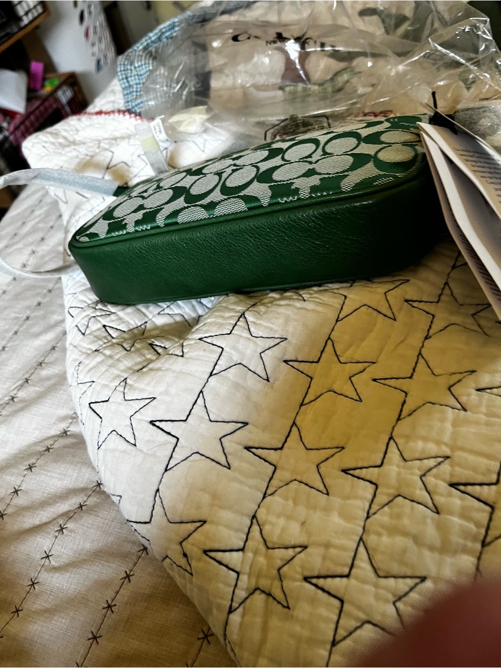 Coach X Braindead Green Plaza Bag. - Picture 5 of 16